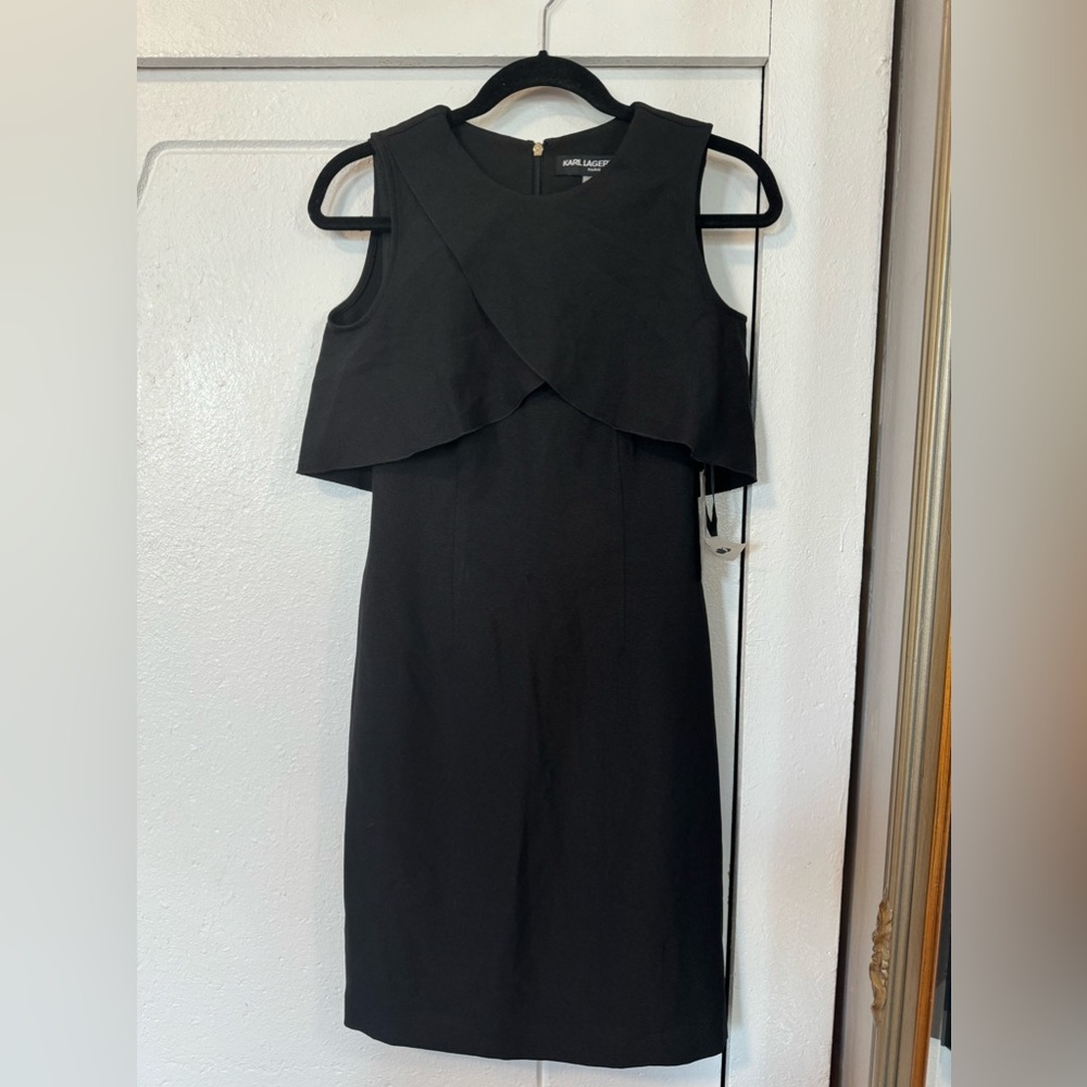 Karl lagerfield black dress size 0! Brand new with tags